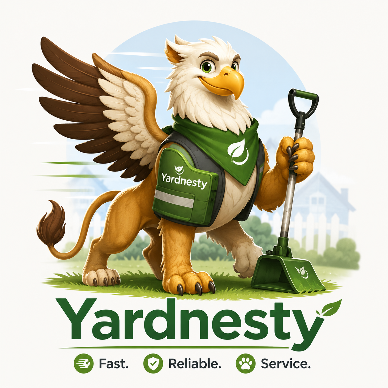 Yardnesty Griffin mascot